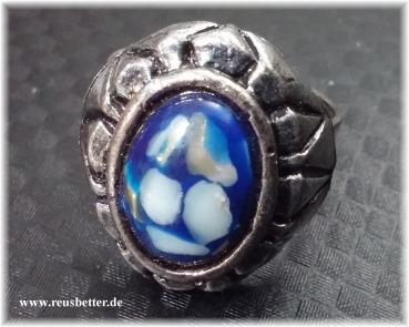 Schmuckstein Damen Ring Quarz Blau gr.18